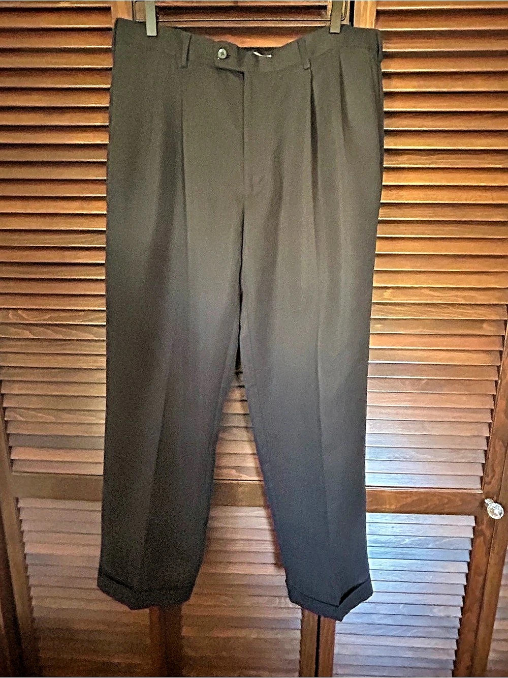 Perry Ellis America Black Trousers 38x32